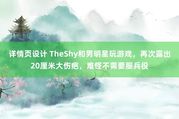 详情页设计 TheShy和男明星玩游戏，再次露出20厘米大伤疤，难怪不需要服兵役