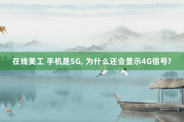 在线美工 手机是5G, 为什么还会显示4G信号?